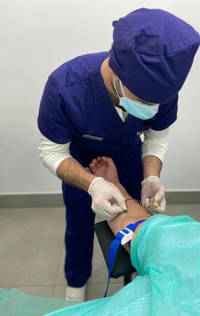 Muestra de sangre Imagen de Muestra de sangre