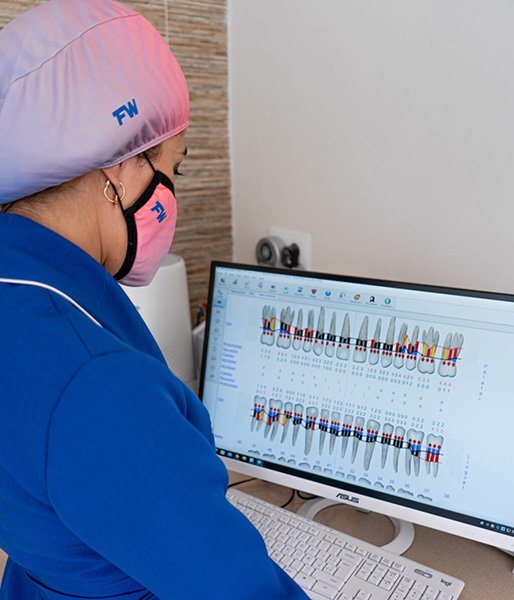 Imagen de Periodontograma con sonda florida