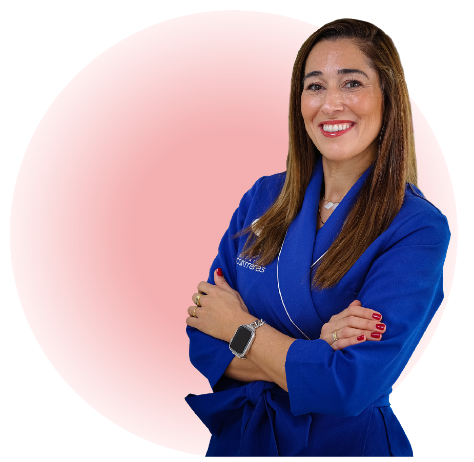 Imagen de Doctora fondo rosa inicio